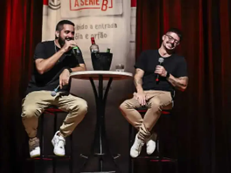 Márcio Donato e Dihh Lopes retornam a Guarujá com o stand up "Série B"