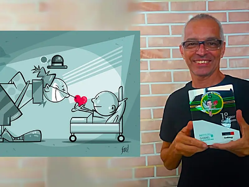 "Seri" vence categoria Cartum do 5º Salão Internacional de Humor