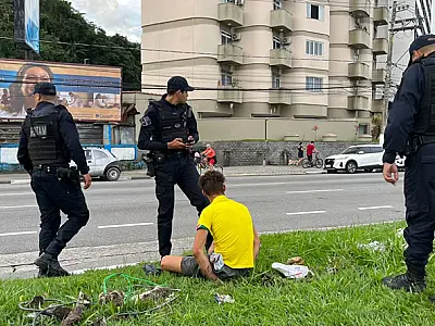 Homem é preso em flagrante pela GCM por furto de cabeamento no Itararé