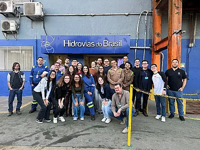 Hidrovias do Brasil conecta educação e prática com visita de acadêmicos da Unicamp