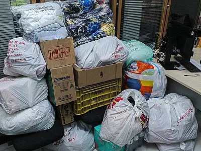 Presos no litoral paulista, homens tentaram furtar doações para o RS