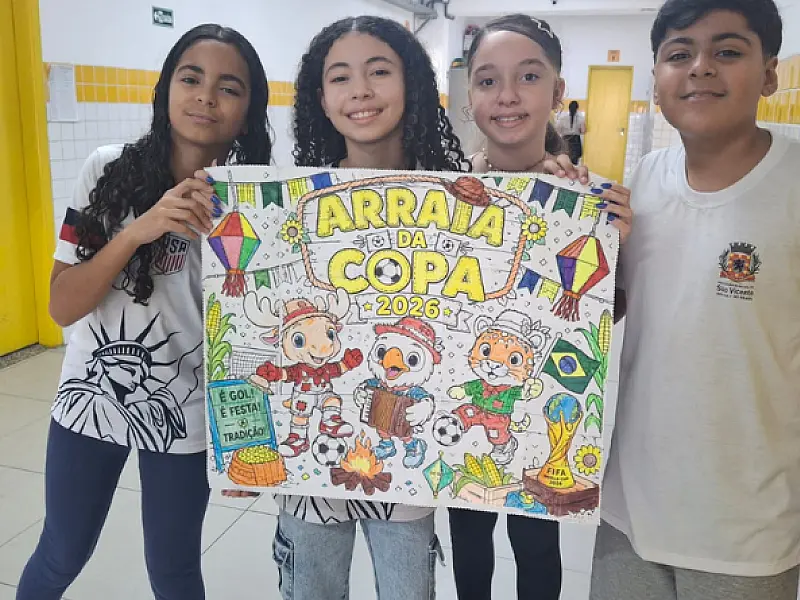 Arraial da Copa une tradição junina e clima de Mundial na UE Pastor Joaquim Rodrigues