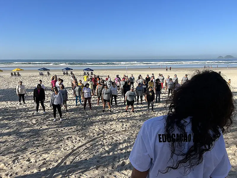 Guarujá realiza 14º Aulão na Praia da Enseada nesta quinta-feira