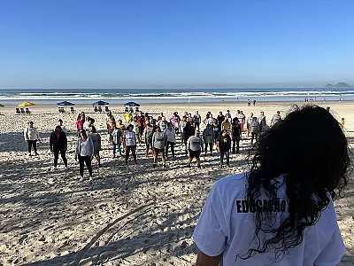 Guarujá realiza 14º Aulão na Praia da Enseada nesta quinta-feira