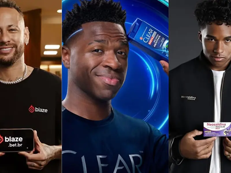 Neymar, Vini Jr e Endrick: quem são os maiores garotos-propaganda do futebol brasileiro