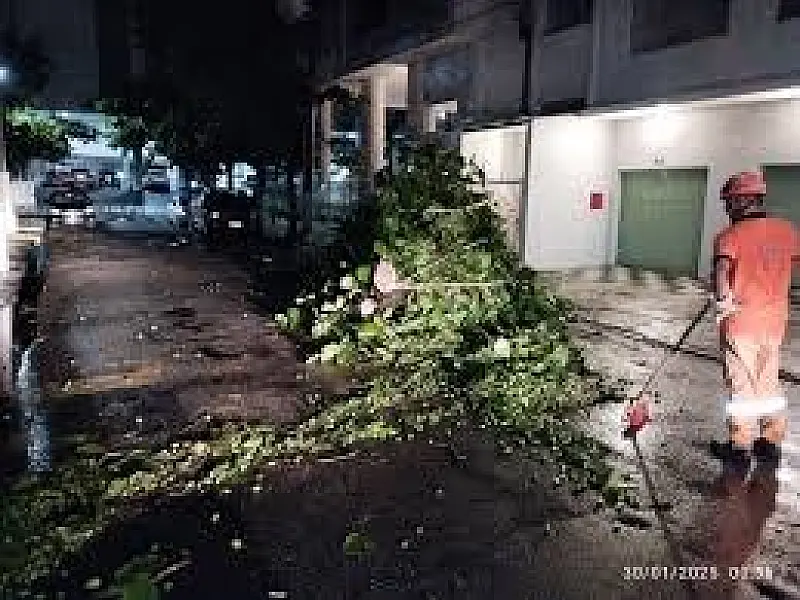 Em estado de atenção, Município registra 108 mm de chuva em 24 horas