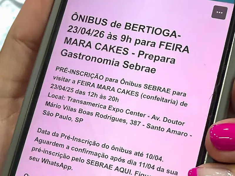 Prefeitura e Sebrae levam empreendedores de Bertioga à Feira Mara Cakes