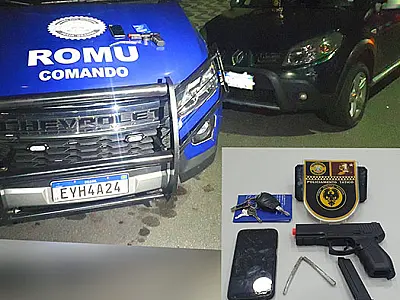 Trio é preso pela Guarda Civil Municipal após roubo de veículo