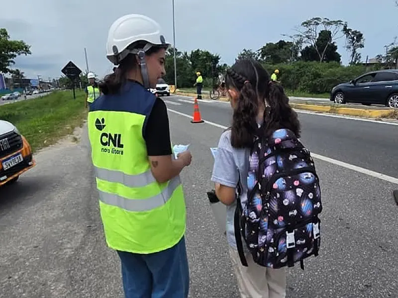 CNL realiza ação Tira-Dúvidas com SAC itinerante em Bertioga neste feriado