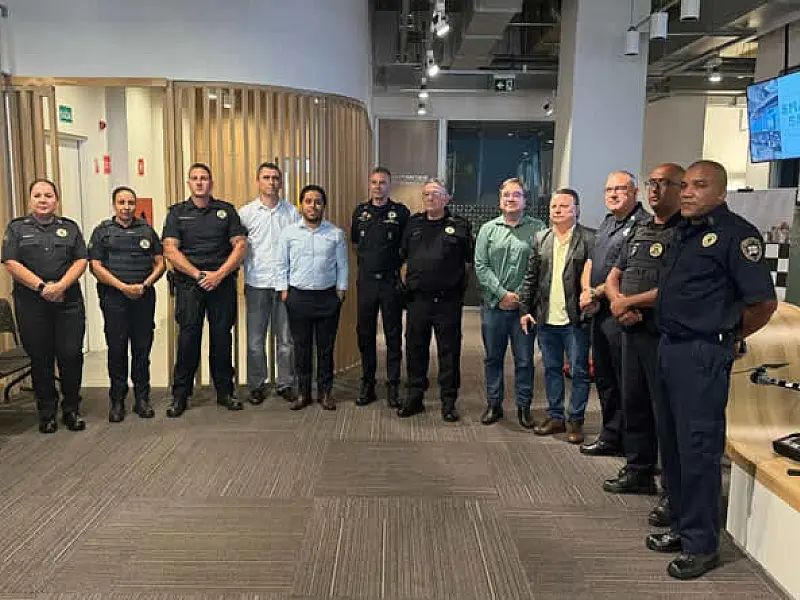 Segurança Pública de Cubatão visita centro avançado de videomonitoramento em São Paulo - Smart Sampa
