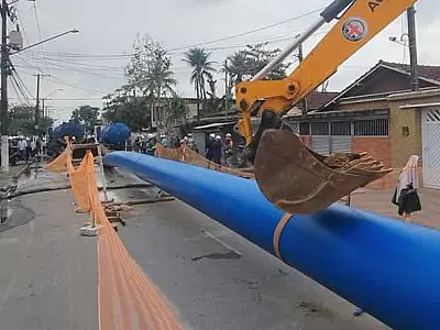 Travessia subaquática para importação de água trará segurança hídrica ao Guarujá