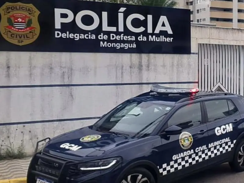 GCM prende agressor em flagrante e protege mulher e criança vítimas de violência doméstica em Mongaguá