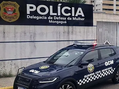 GCM prende agressor em flagrante e protege mulher e criança vítimas de violência doméstica em Mongaguá