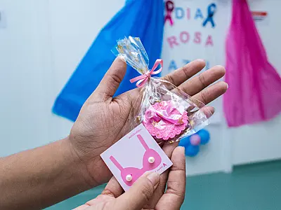 Pacientes e profissionais do Hospital do Vicentino (HDV) participam de palestra de conscientização