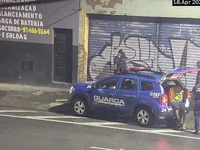 Guarda Municipal prende homem por furto de fios no túnel em Santos