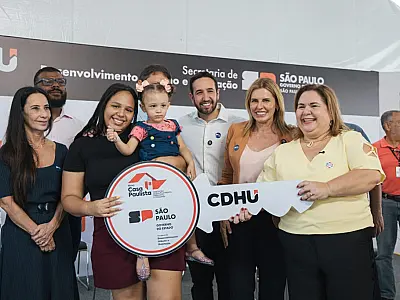 Entrega do Conjunto Habitacional 'Cubatão K  Ilha Caraguatá' ocorreu nesta sexta-feira (16)