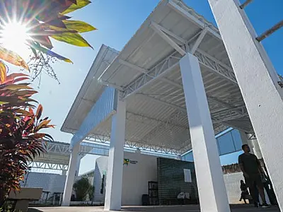Ampliação das coberturas das Academias da Saúde é entregue em Praia Grande