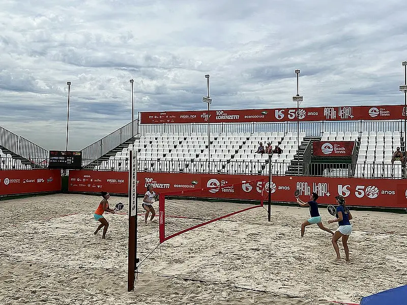 Arena Verão + se despede de Guarujá com finais de Beach Tennis no domingo (21)