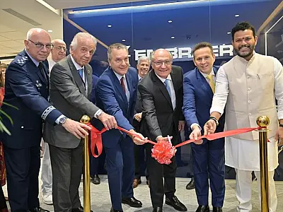Alckmin inaugura escritório da Embraer em Nova Délhi