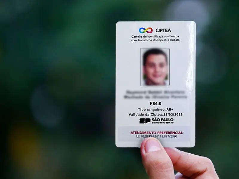 Estado de São Paulo já emitiu mais de 50 mil Carteiras da Pessoa Autista