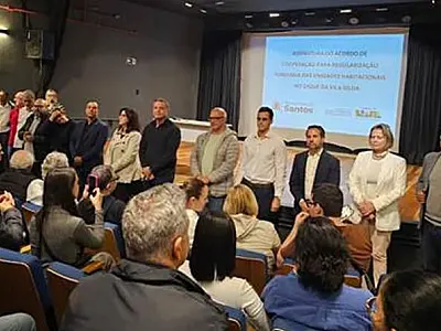 União e Prefeitura de Santos assinam acordo para regularização fundiária no Dique da Vila Gilda