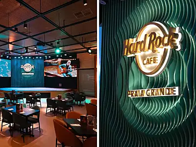 Hard Rock Cafe Praia Grande é inaugurado no Litoral Plaza