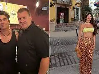 Luan Santana e Jade aparecem em mesmo restaurante no México