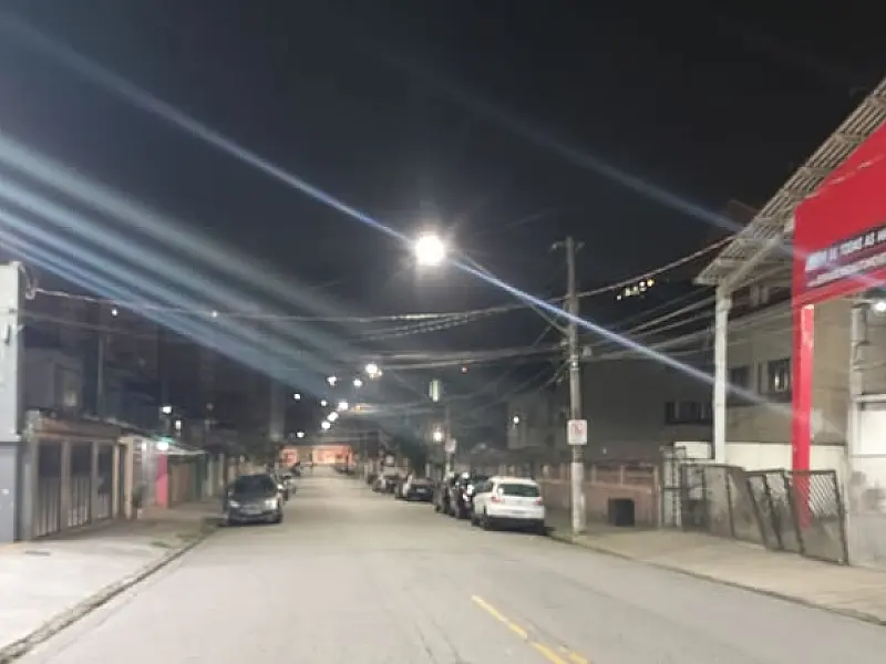 Mais sete bairros de Santos ganham 485 pontos de iluminação de LED em setembro
