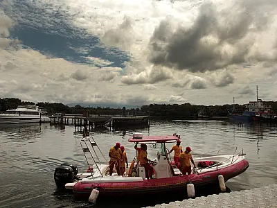 Samu de Santos e Bombeiros firmam parceria para atender moradores da Ilha Diana