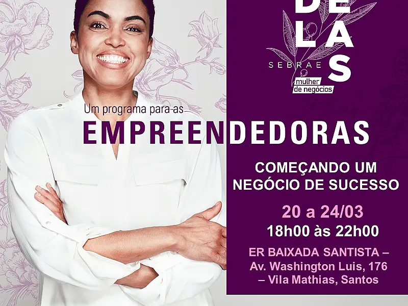 Empreendorismo: Curso orienta santistas a abrir ou melhorar um negócio
