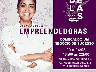Empreendorismo: Curso orienta santistas a abrir ou melhorar um negócio