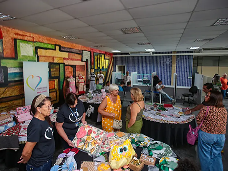 Bazar do Fundo Social de PG pode ser visitado gratuitamente até sexta-feira