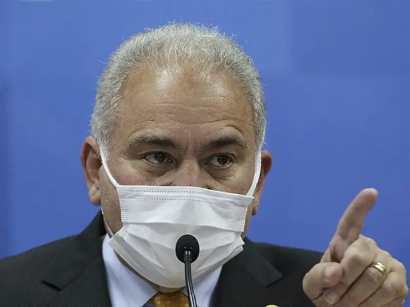 Ministro da Saúde discute situação da pandemia com presidente do STF