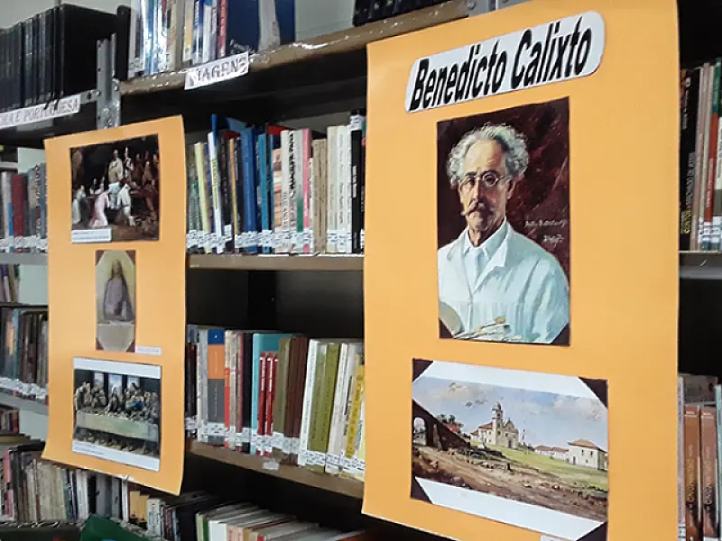 Biblioteca Harry Forssell realiza exposição em homenagem a Benedicto Calixto
