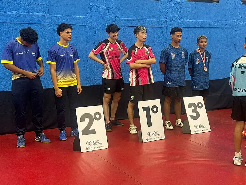 Bertioga brilha nos 66º Jogos Regionais com três Medalhas no tênis de mesa