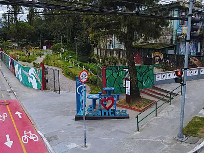 Nova ciclofaixa é criada para atender moradores da Zona Noroeste de Santos
