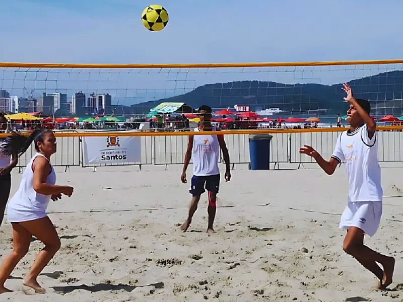 Santista de Futevôlei abre inscrições nesta quinta e sexta