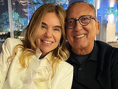 Galvão Bueno e Desirée Soares comemoram 22 anos de casamento