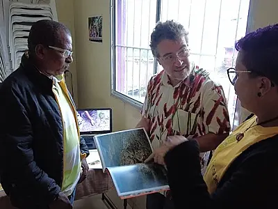 Jorge Melguizo conhece Cubatão e almoça em restaurante de economia solidária