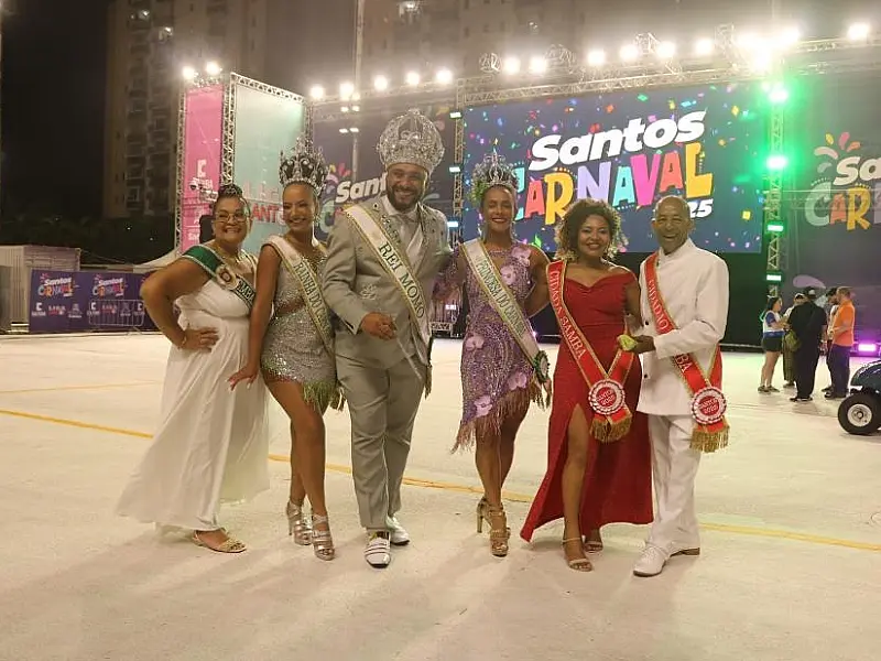 Baile 60+ em Santos terá apresentações da banda Oscar Guzella e corte carnavalesca