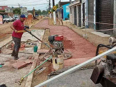 Começa a construção da ciclovia da Avenida Álvaro Guimarães na Zona Noroeste de Santos