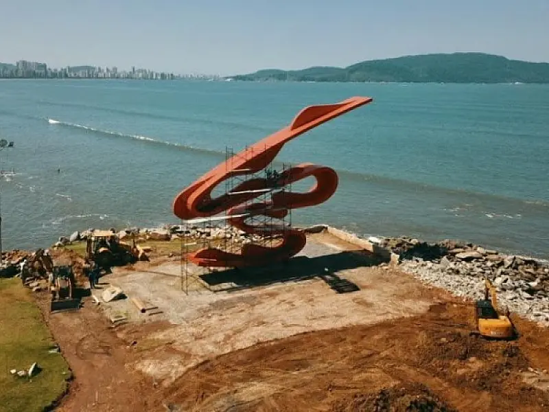 Santistas fazem vistoria em obras do Novo Quebra-Mar
