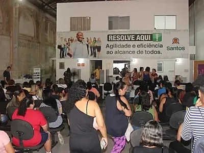 Santos terá mutirão de entrevistas de emprego e vagas podem ser acessadas no Centro Público