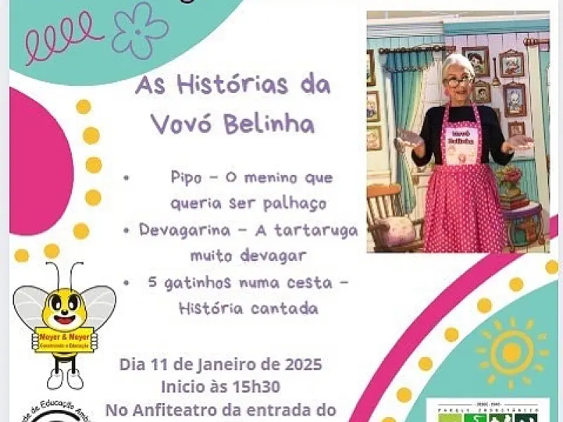 'Vovó Belinha' conta histórias para crianças neste sábado no Orquidário de Santos