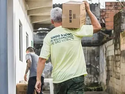 Fundo Social faz arrecadação de donativos para vítimas do incêndio em Santos