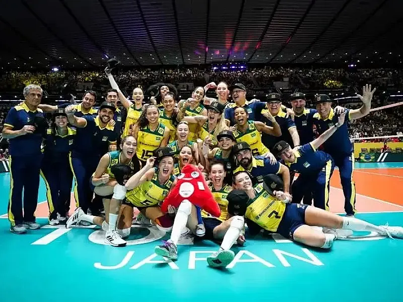 Brasil supera Japão e confirma vaga em Paris 2024 no vôlei feminino