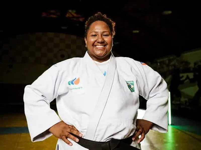 Judoca Bia Souza, medalha de ouro em Paris 2024, é a nova embaixadora do Time Neoenergia