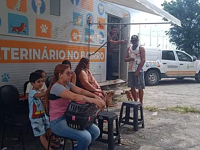 Programa Veterinário nos Bairros realiza mais de 1.200 atendimentos em 34 bairros