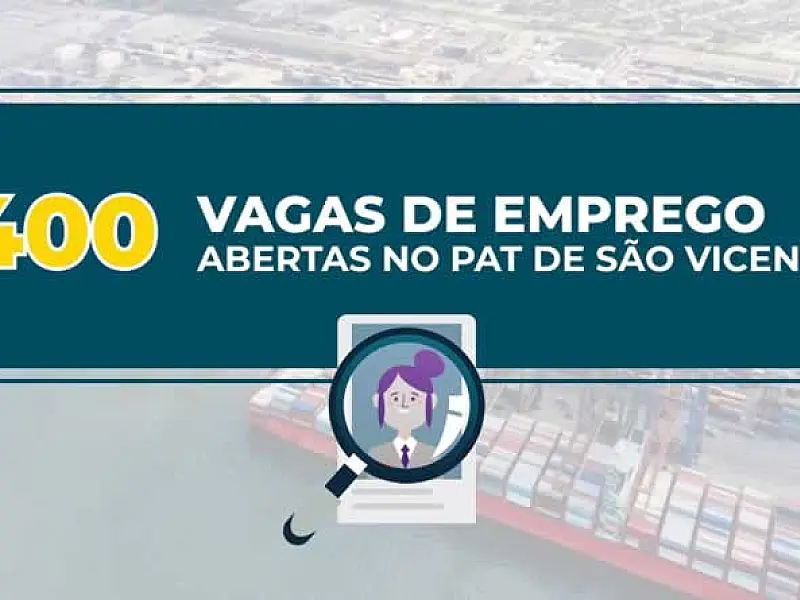 São Vicente oferece quase 400 vagas de emprego no setor portuário