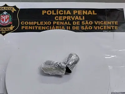 P2 de São Vicente intercepta drogas com companheira de detento no horário de visitas